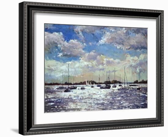 Evening Light, Gulf of Morbihan, 2002-Christopher Glanville-Framed Giclee Print