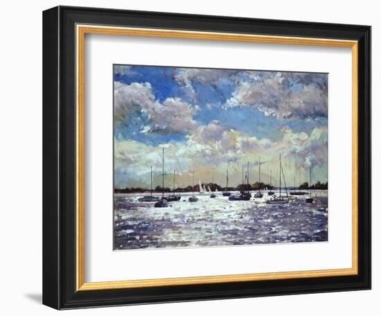 Evening Light, Gulf of Morbihan, 2002-Christopher Glanville-Framed Giclee Print