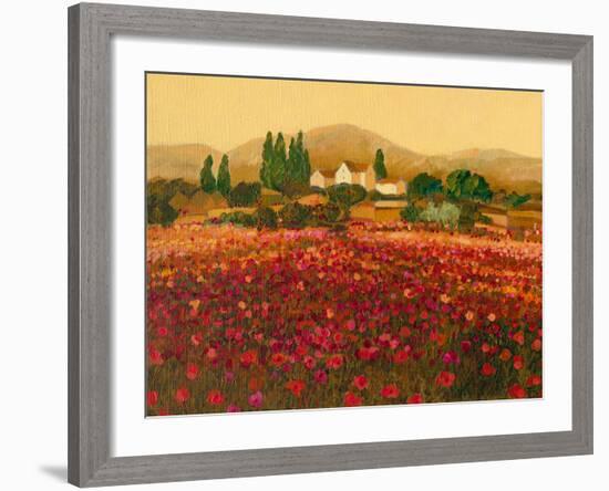 Evening Light, Languedoc-Hazel Barker-Framed Giclee Print