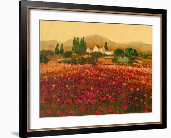 Evening Light, Languedoc-Hazel Barker-Framed Giclee Print