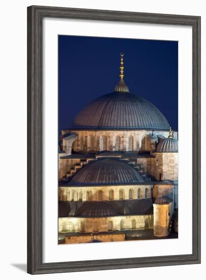 Evening Light on Blue Mosque, Istanbul, Turkey-Darrell Gulin-Framed Photographic Print