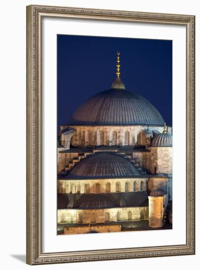 Evening Light on Blue Mosque, Istanbul, Turkey-Darrell Gulin-Framed Photographic Print