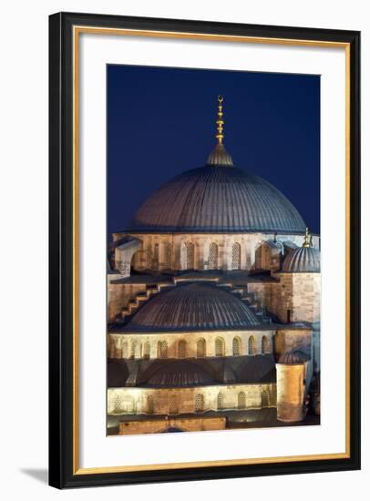 Evening Light on Blue Mosque, Istanbul, Turkey-Darrell Gulin-Framed Photographic Print