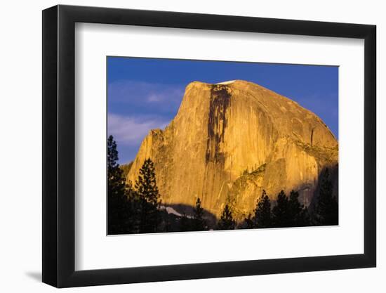 Evening light on Half Dome, Yosemite National Park, California, USA.-Russ Bishop-Framed Photographic Print