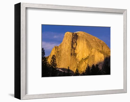 Evening light on Half Dome, Yosemite National Park, California, USA.-Russ Bishop-Framed Photographic Print