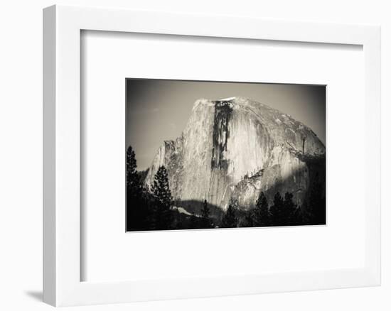 Evening light on Half Dome, Yosemite National Park, California, USA.-Russ Bishop-Framed Photographic Print