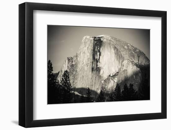 Evening light on Half Dome, Yosemite National Park, California, USA.-Russ Bishop-Framed Photographic Print