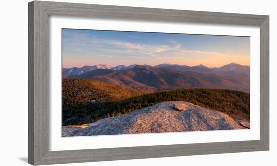 Evening Light on the Adirondack High Peaks, Adirondack Mountains, Adirondack Park-null-Framed Photographic Print