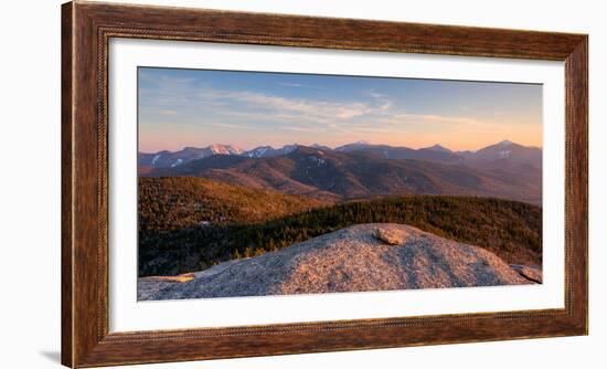 Evening Light on the Adirondack High Peaks, Adirondack Mountains, Adirondack Park-null-Framed Photographic Print
