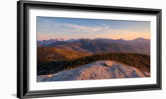 Evening Light on the Adirondack High Peaks, Adirondack Mountains, Adirondack Park-null-Framed Photographic Print