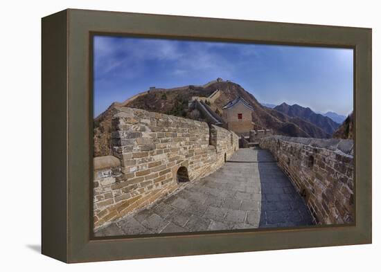 Evening Light on the Great Wall of China-Terry Eggers-Framed Premier Image Canvas