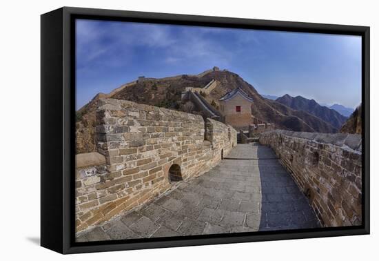 Evening Light on the Great Wall of China-Terry Eggers-Framed Premier Image Canvas