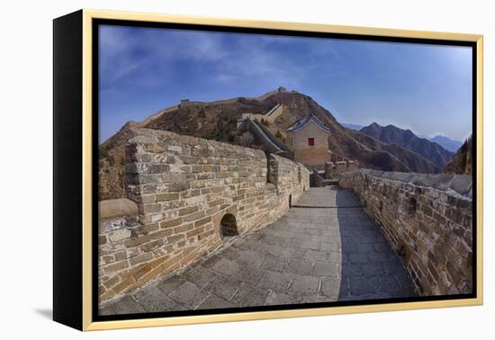 Evening Light on the Great Wall of China-Terry Eggers-Framed Premier Image Canvas