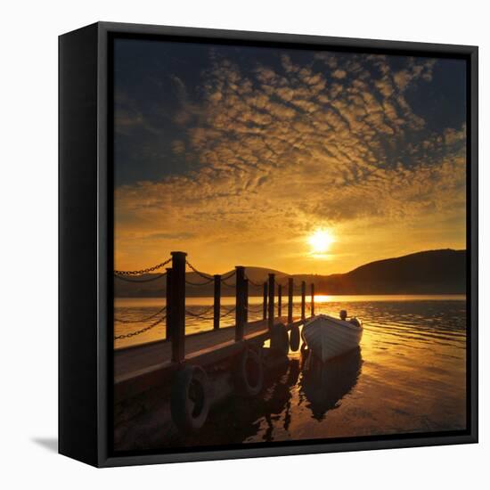 Evening Light, Ullswater-Adrian Campfield-Framed Premier Image Canvas