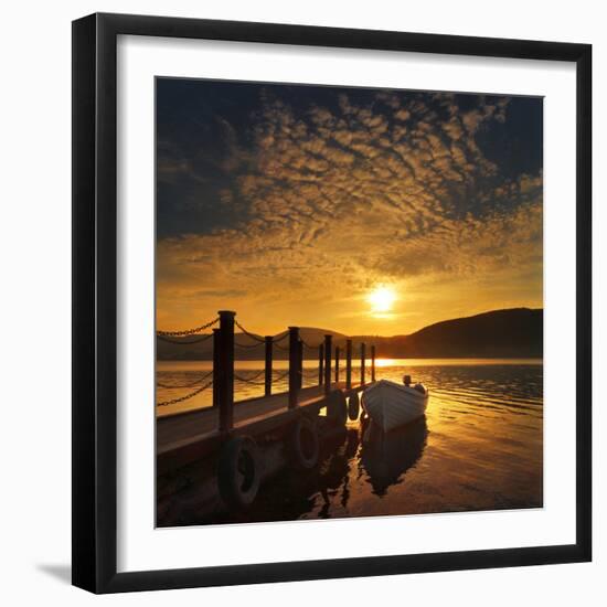 Evening Light, Ullswater-Adrian Campfield-Framed Photographic Print