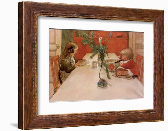 Evening Meal, 1905-Carl Larsson-Framed Art Print
