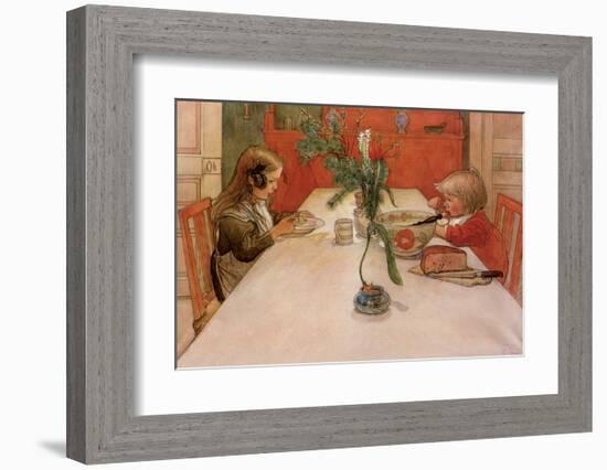 Evening Meal, 1905-Carl Larsson-Framed Art Print