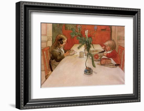 Evening Meal, 1905-Carl Larsson-Framed Art Print