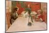 Evening Meal, 1905-Carl Larsson-Mounted Art Print