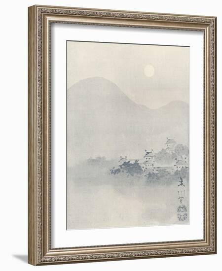 'Evening Mist in the Valley', c1801-Mori Sosen-Framed Giclee Print