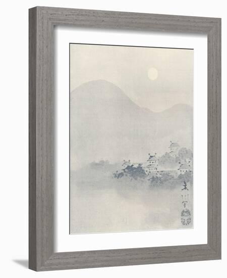 'Evening Mist in the Valley', c1801-Mori Sosen-Framed Giclee Print