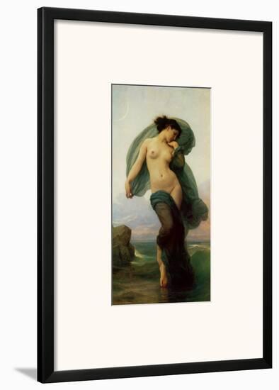 Evening Mood-William Adolphe Bouguereau-Framed Art Print