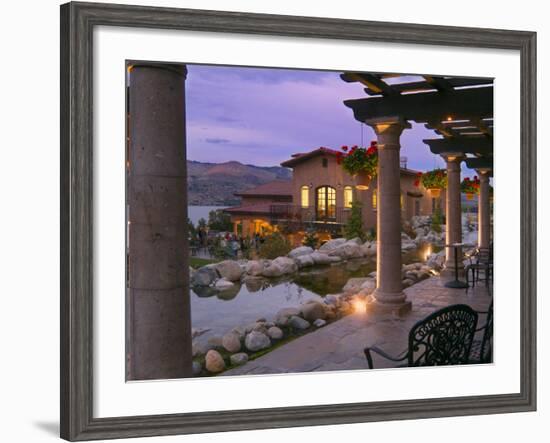 Evening Music Event at Tsillan Winery, Columbia Valley Appellation, Washington, USA-Janis Miglavs-Framed Photographic Print