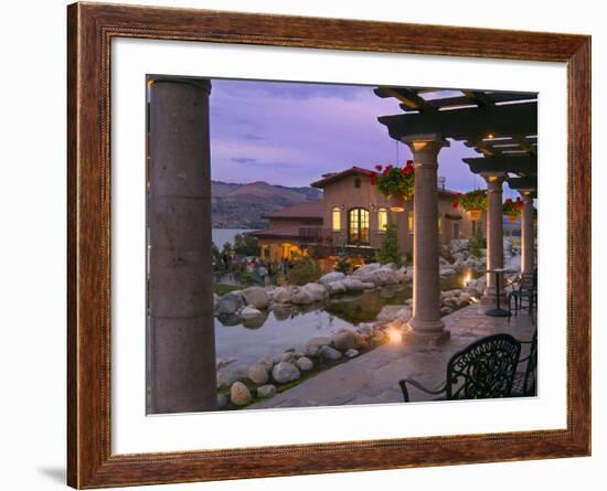 Evening Music Event at Tsillan Winery, Columbia Valley Appellation, Washington, USA-Janis Miglavs-Framed Photographic Print