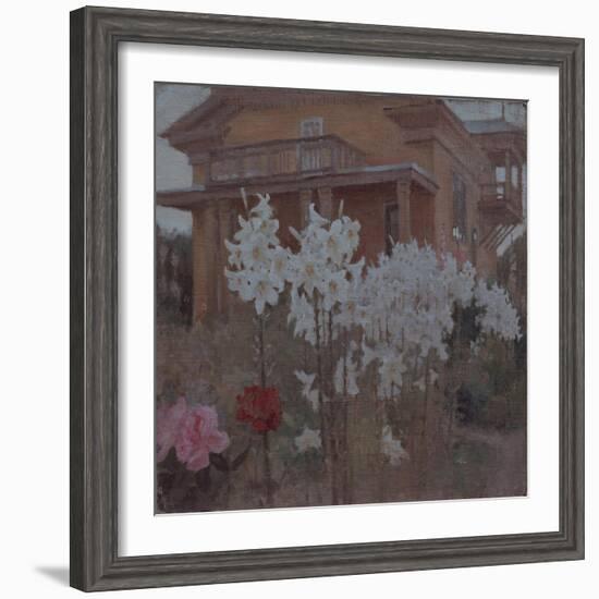 Evening of the Lilies, 1901-Jakov Jakovlevich Kalinichenko-Framed Premium Giclee Print