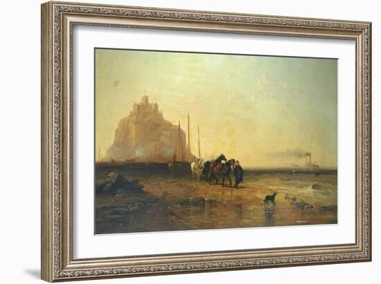 Evening off St Michael's Mount, 1855-James Webb-Framed Giclee Print