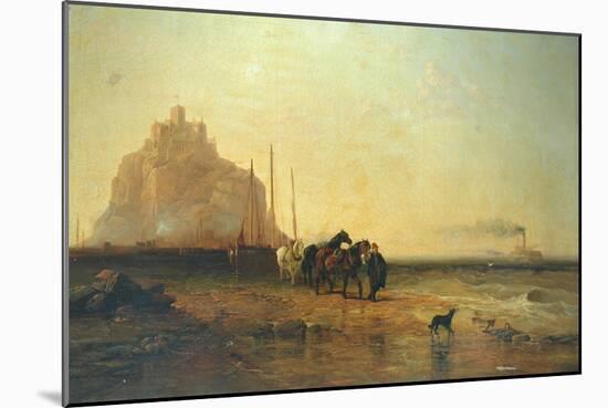 Evening off St Michael's Mount, 1855-James Webb-Mounted Giclee Print