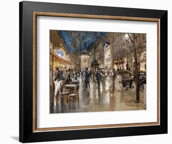 Evening on a Parisian Boulevard-Stein Georges-Framed Giclee Print