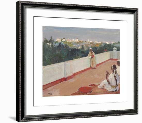 Evening on the House Top, Tangier-Sir John Lavery-Framed Premium Giclee Print