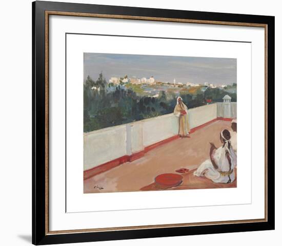 Evening on the House Top, Tangier-Sir John Lavery-Framed Premium Giclee Print