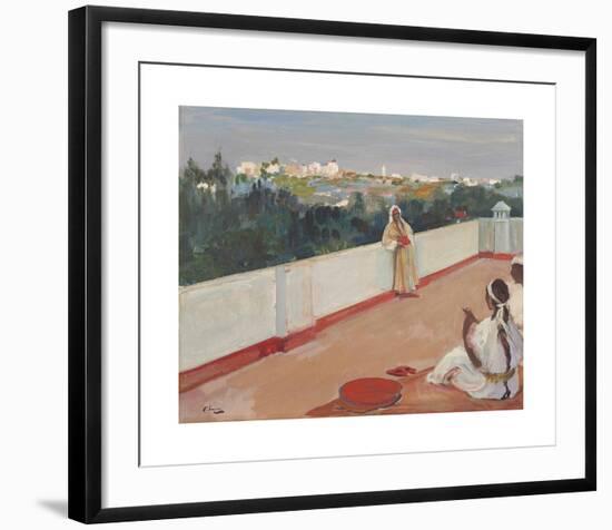 Evening on the House Top, Tangier-Sir John Lavery-Framed Premium Giclee Print