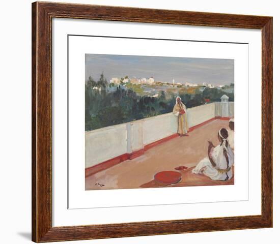 Evening on the House Top, Tangier-Sir John Lavery-Framed Premium Giclee Print