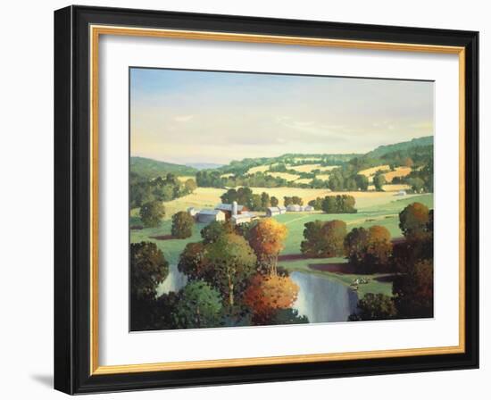 Evening on the Meadow-Max Hayslette-Framed Giclee Print