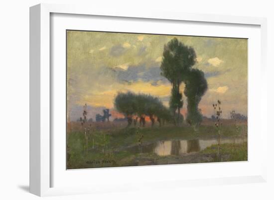 Evening on the Plain (Oil on Board)-Adrian Scott Stokes-Framed Giclee Print