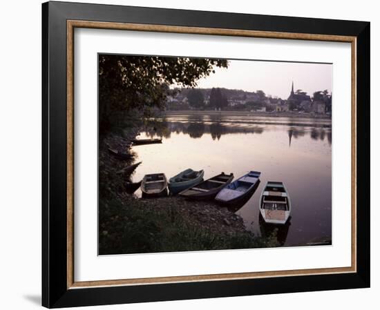 Evening on the River Mayenne at Grez Neuville, Loire Valley, Pays De La Loire, France-Sheila Terry-Framed Photographic Print