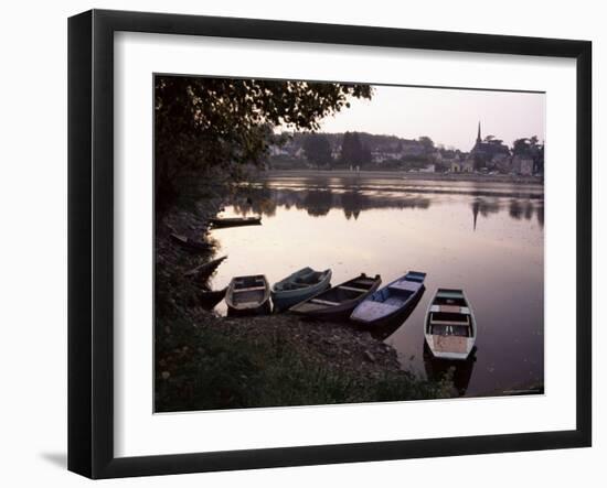 Evening on the River Mayenne at Grez Neuville, Loire Valley, Pays De La Loire, France-Sheila Terry-Framed Photographic Print