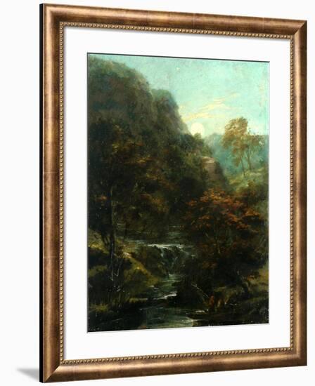 Evening On The River-William James Muller-Framed Giclee Print