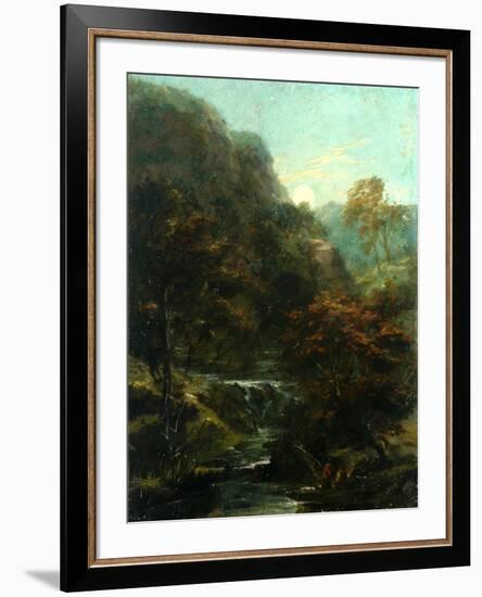 Evening On The River-William James Muller-Framed Giclee Print