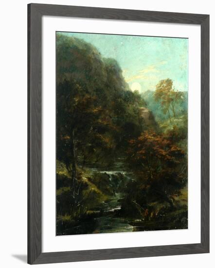 Evening On The River-William James Muller-Framed Giclee Print