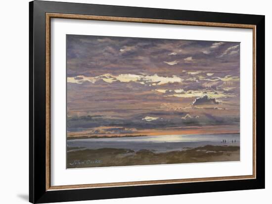 Evening, Ouistreham, 2000-John Cooke-Framed Giclee Print