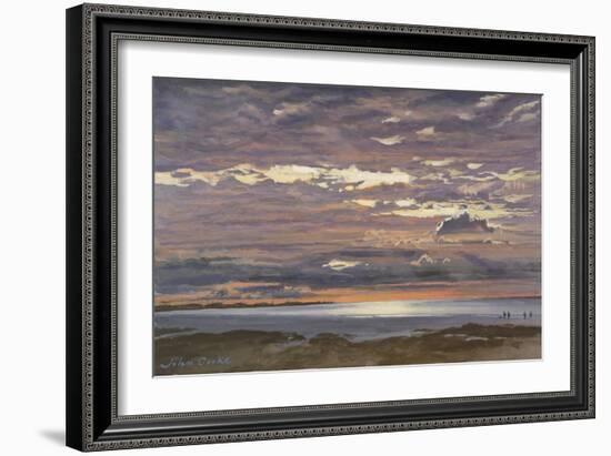 Evening, Ouistreham, 2000-John Cooke-Framed Giclee Print