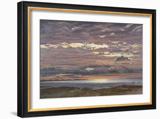 Evening, Ouistreham, 2000-John Cooke-Framed Giclee Print