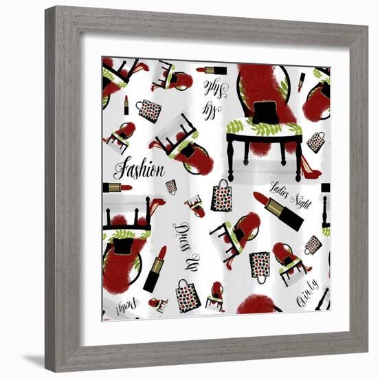 Evening Out Pattern-Tina Lavoie-Framed Giclee Print