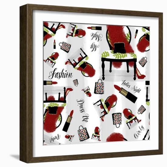 Evening Out Pattern-Tina Lavoie-Framed Giclee Print