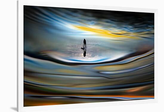 Evening Paddle-Ursula Abresch-Framed Premium Photographic Print