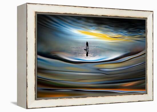 Evening Paddle-Ursula Abresch-Framed Premier Image Canvas